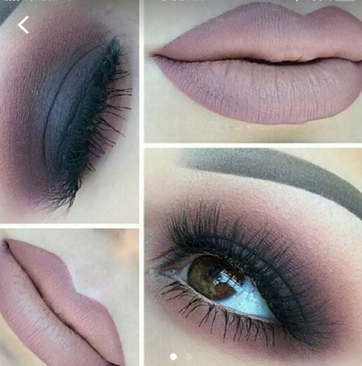 Монохромный макияж оттенок александрит