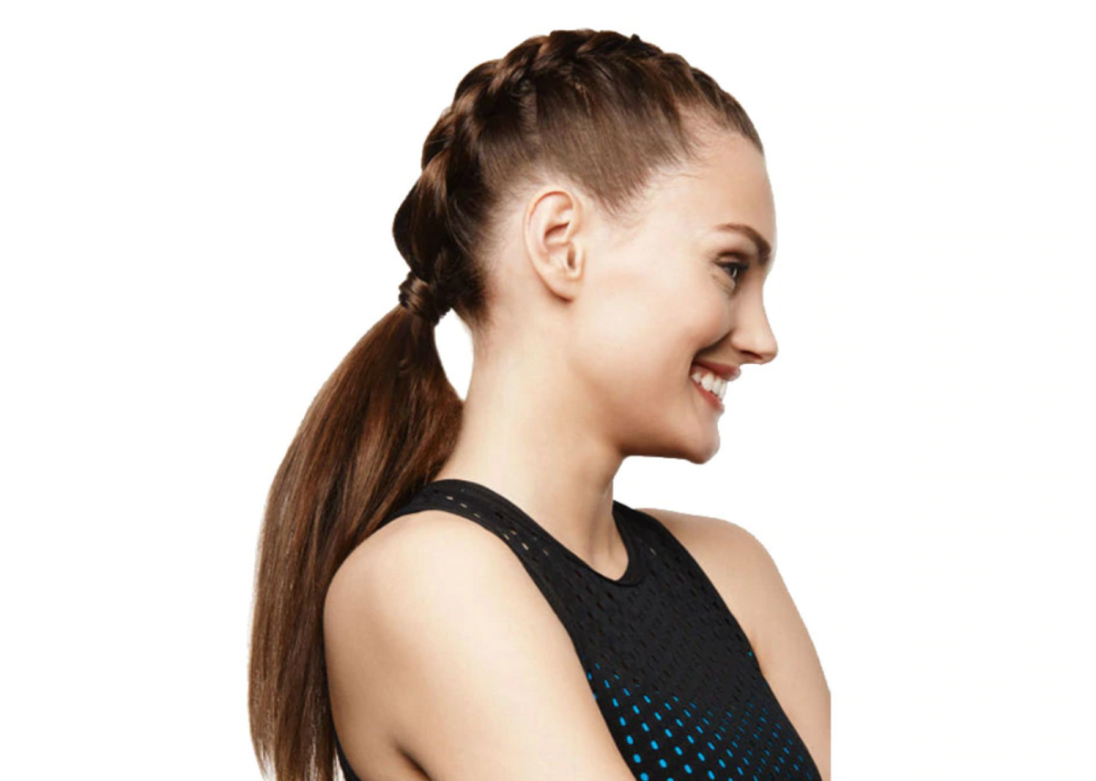 Спортивная прическа женская