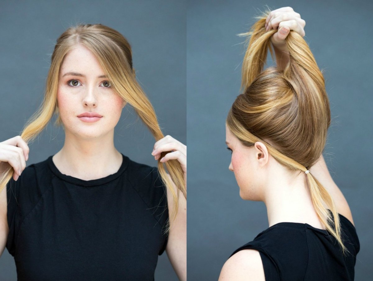 Красиво заколоть длинные волосы