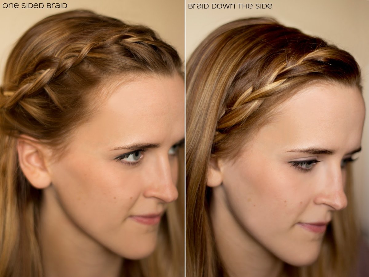 Заколотая прическа