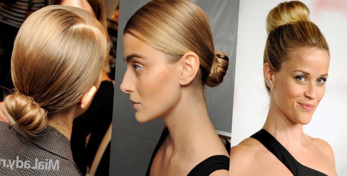 Заколка для негустых волос средней длины