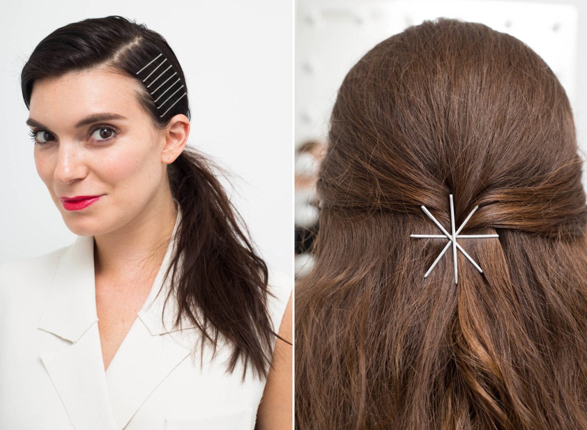 Прически с невидимками