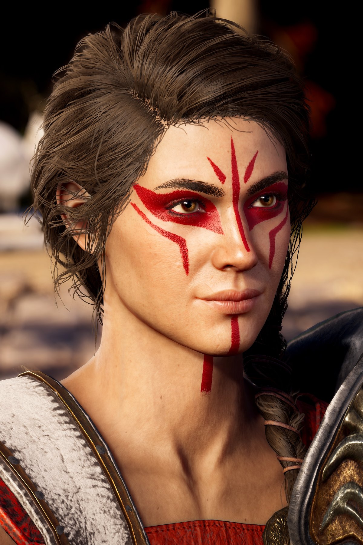 Этнический макияж Викинг