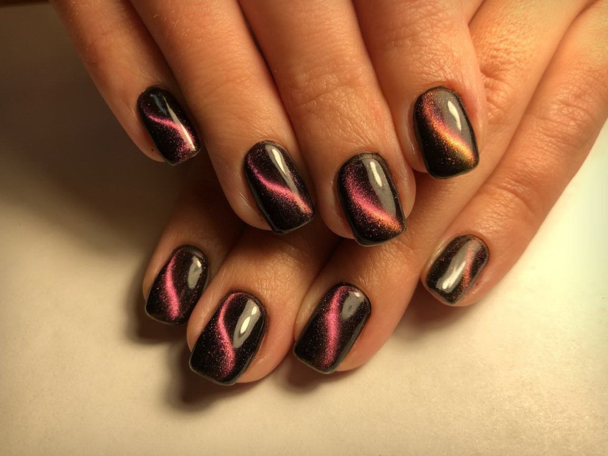 Кошачий глаз с блестками