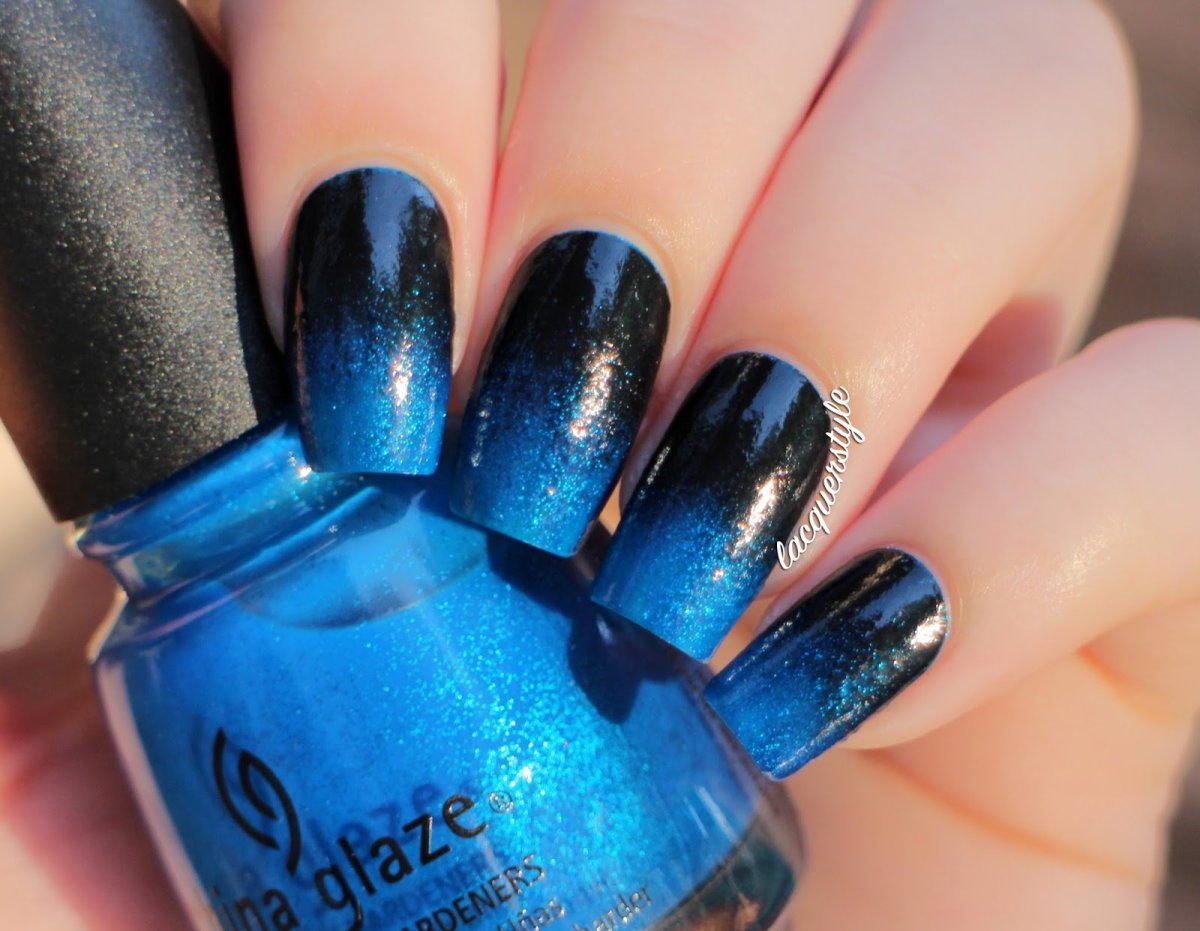 Дизайн ногтей омбре