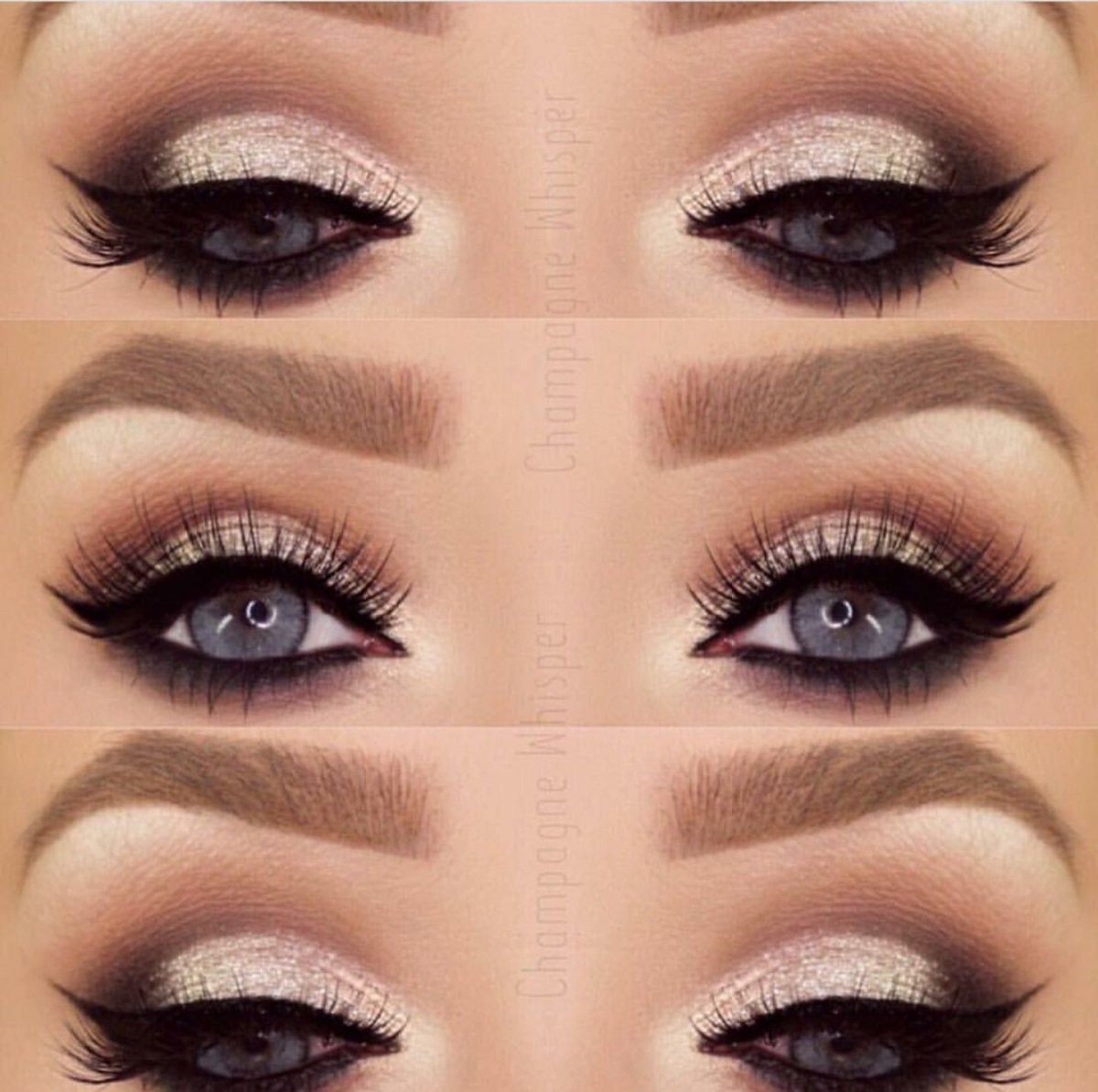 Свадебный макияж глаз