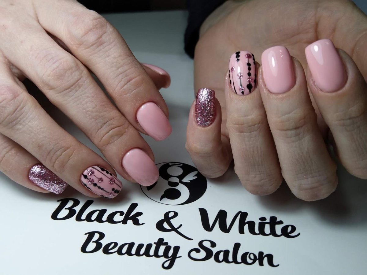 Ногти овальные дизайн