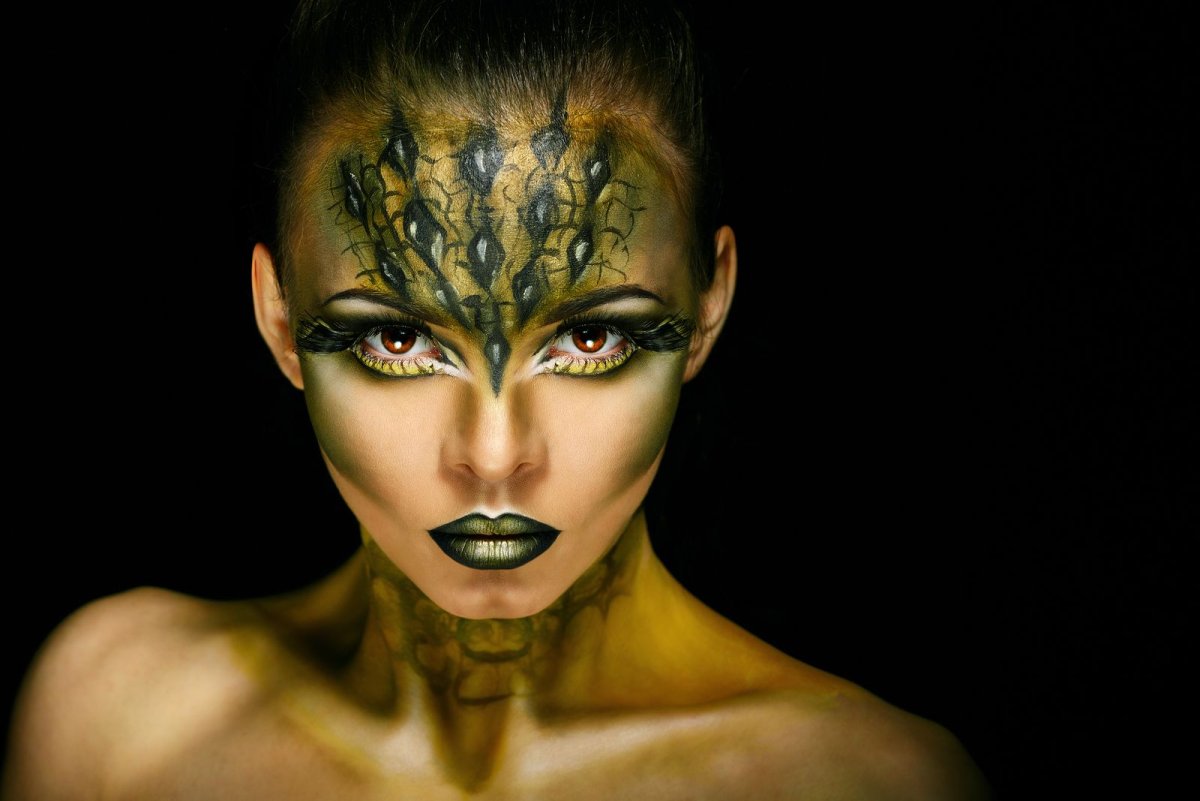 Фэнтези грим медуза Горгона