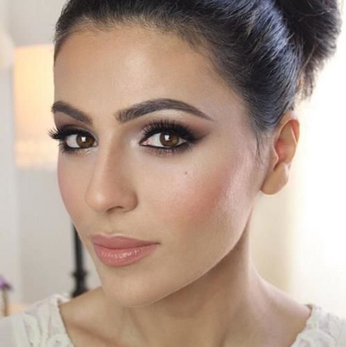 Макияж для голубых глаз