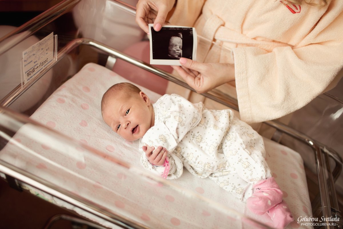 Фотосессия новорожденных в роддоме