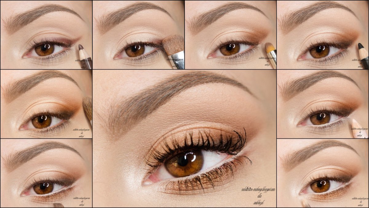 Повседневный макияж глаз