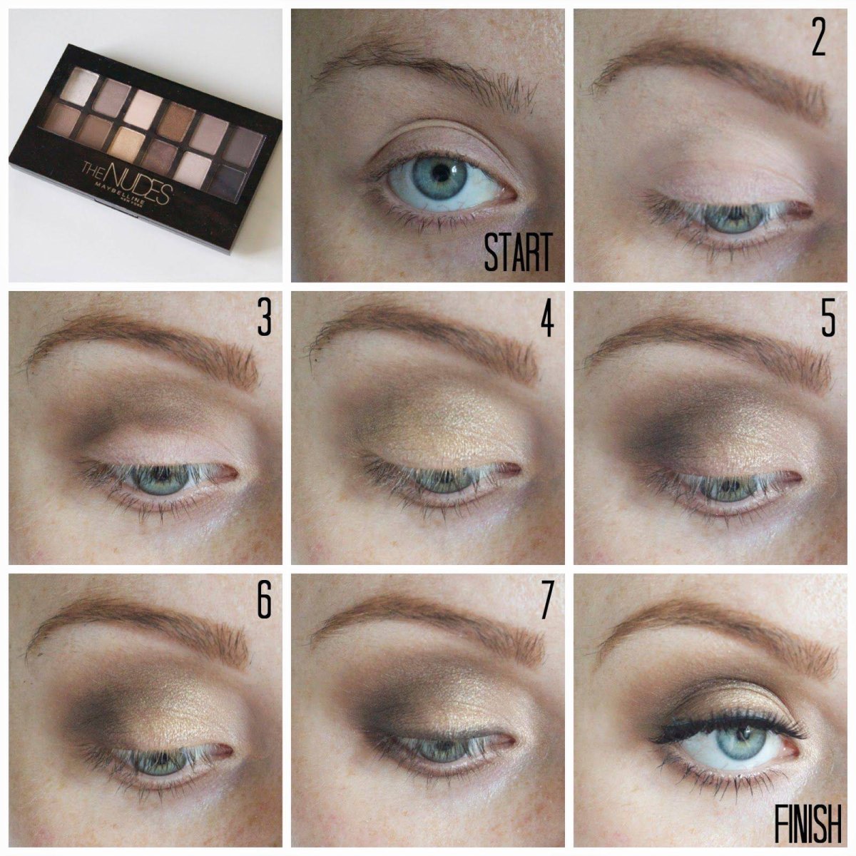 Тени от мейбелин нюд макияж