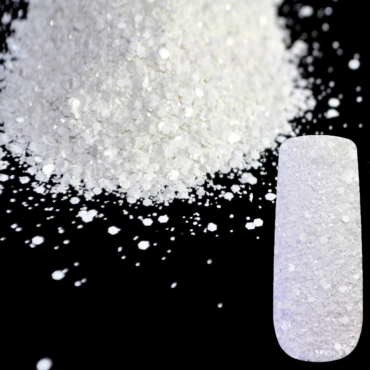 Маникюр с блёсткаююююю