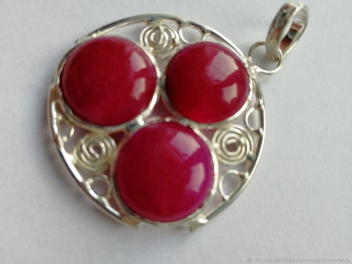 SOKOLOV подвеска из серебра с гранатом и фианитами 92030330