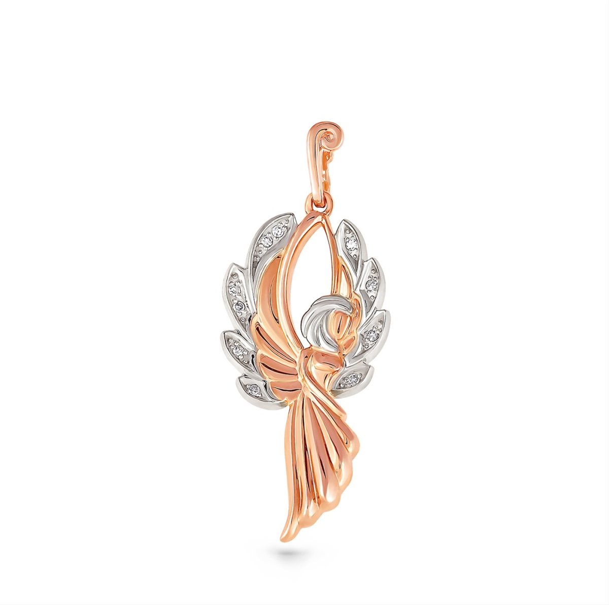 Золотой кулон Феникс