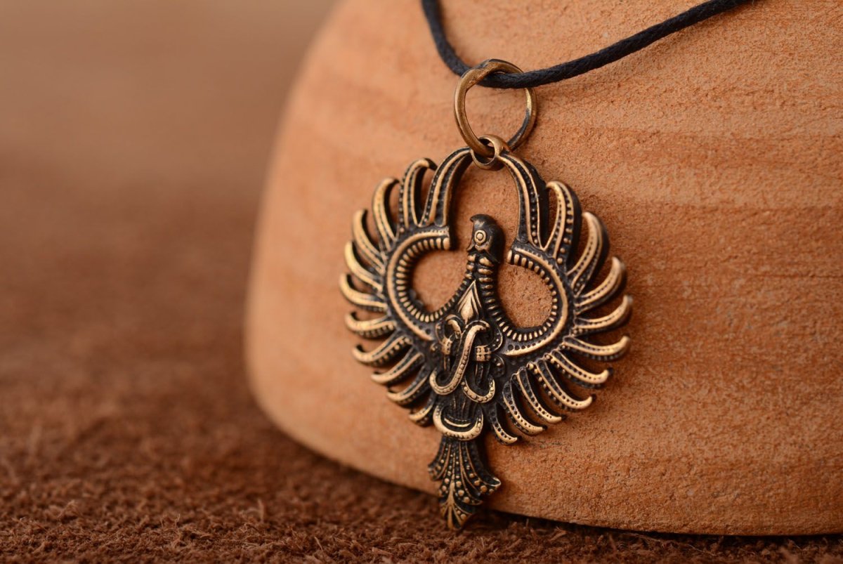 Кулон оберег Феникс