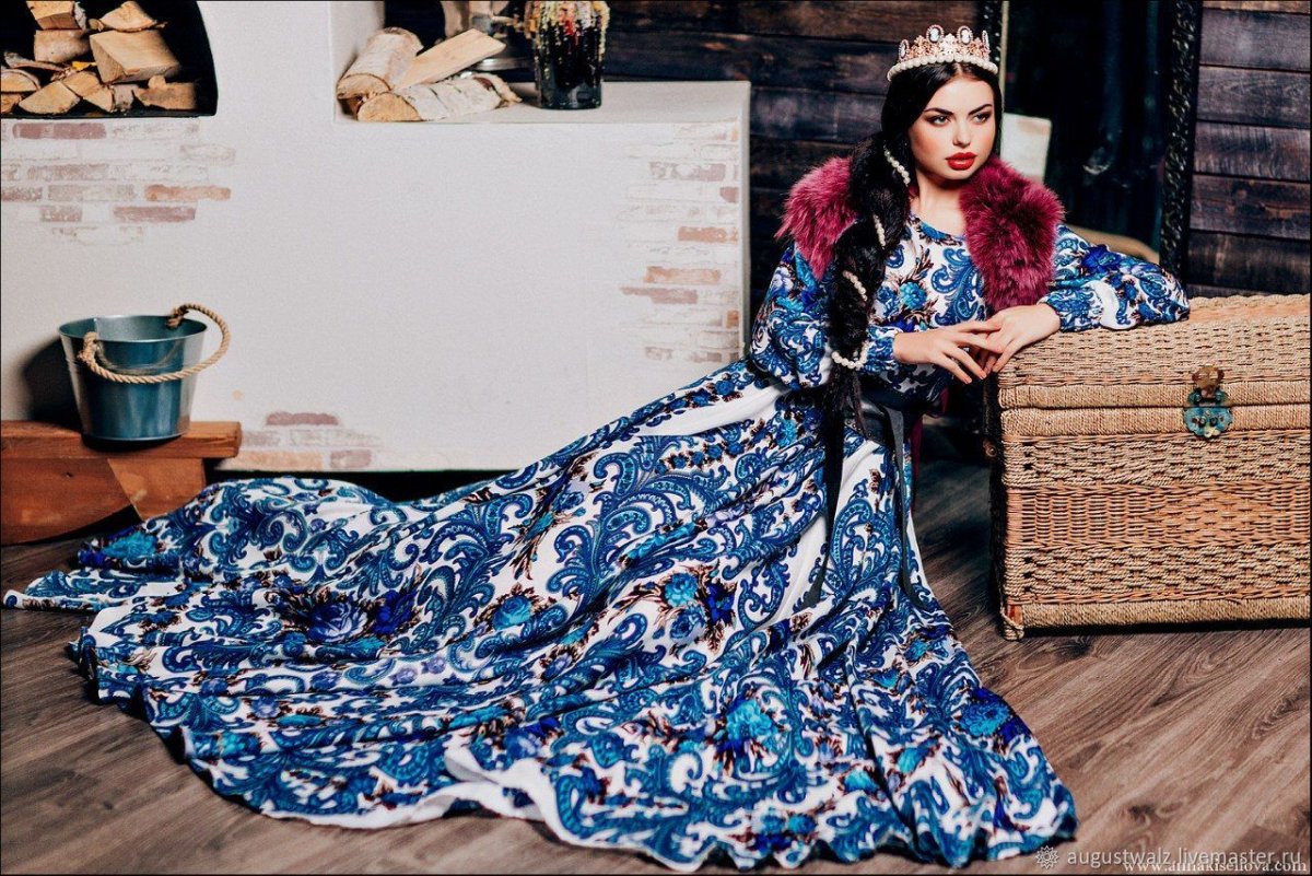 Платье а ля рюс