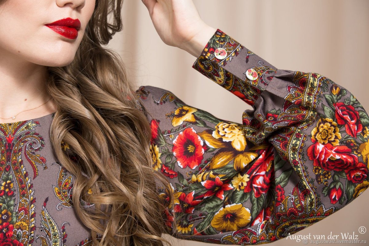 Платье из платков