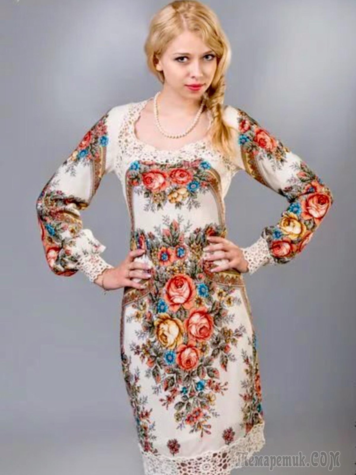 Платье из платков