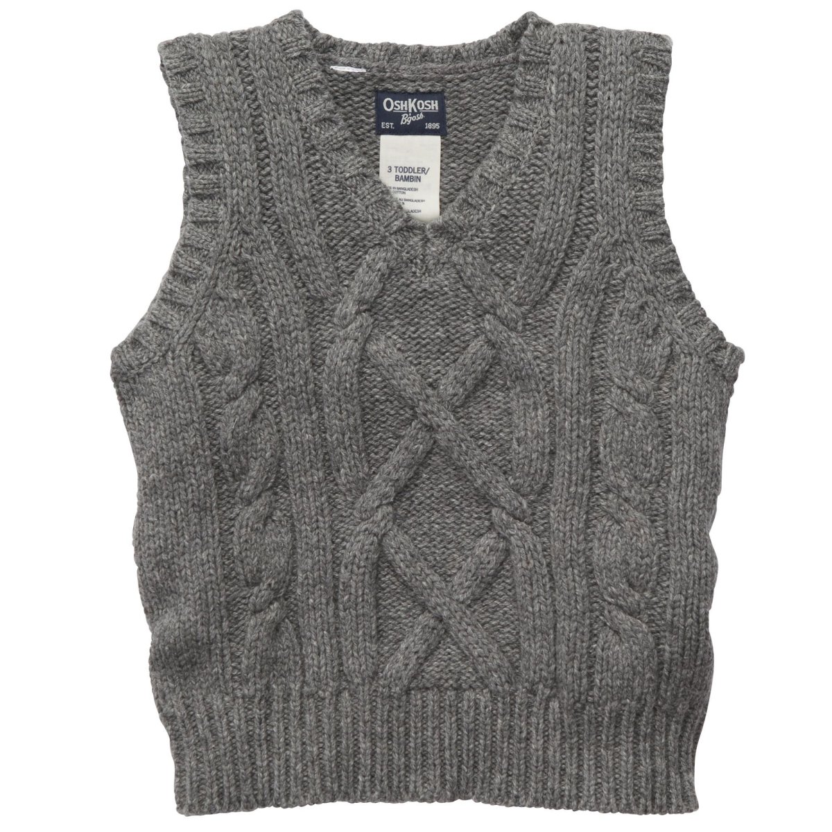 Вязаная жилетка для девочки в школу