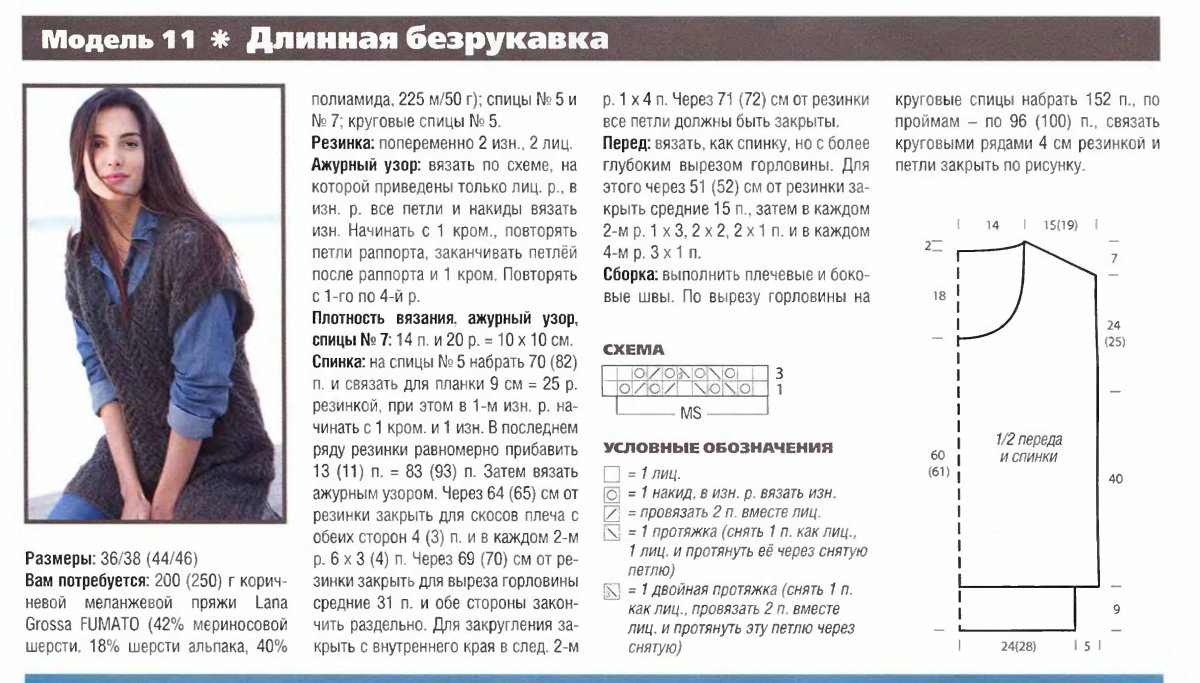 Стильные вязаные жилеты для женщин