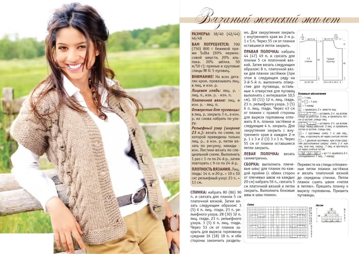 Вязаный жилет рамштайн