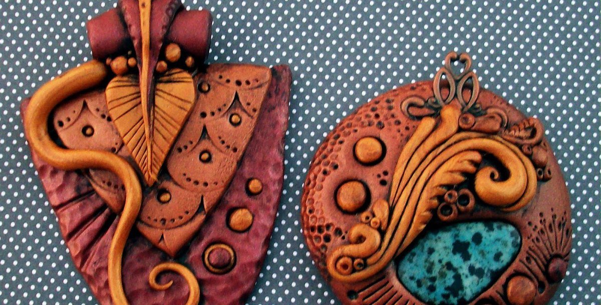 Украшения из самозатвердевающей полимерной глины