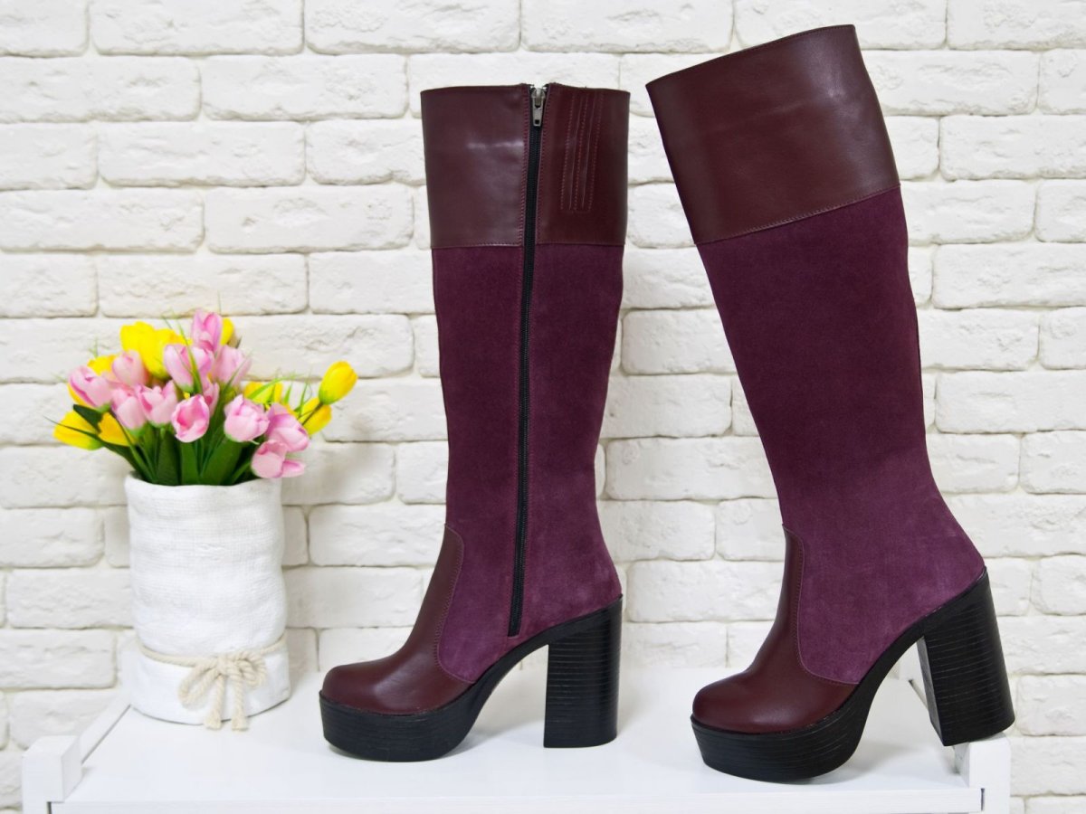 Модные сапоги осень