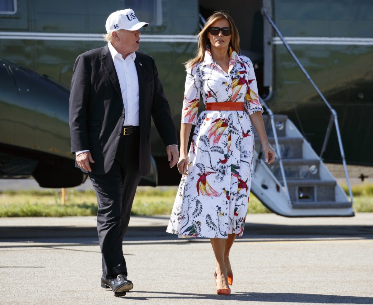Мелания Трамп платья