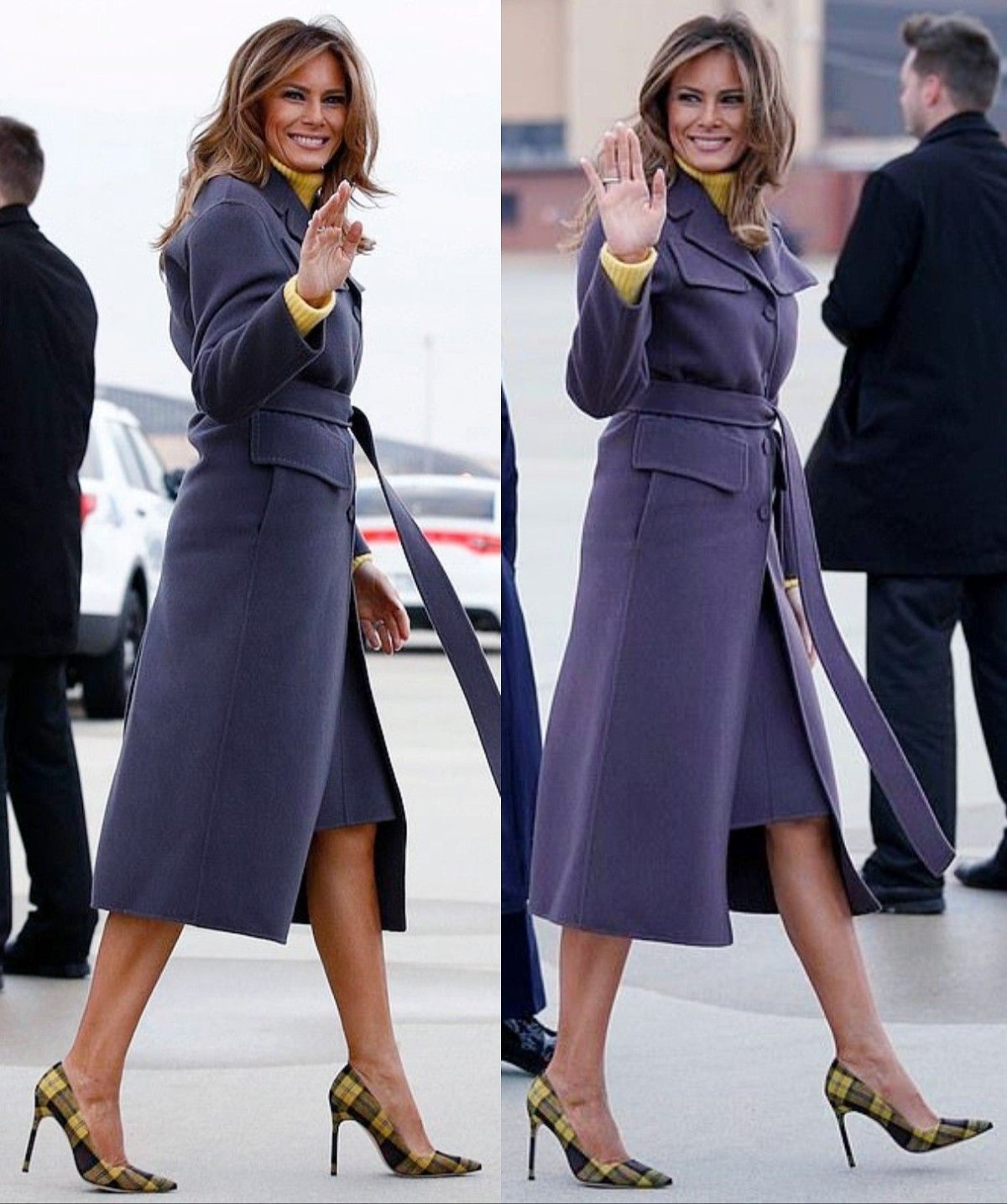 Мелания Трамп пальто