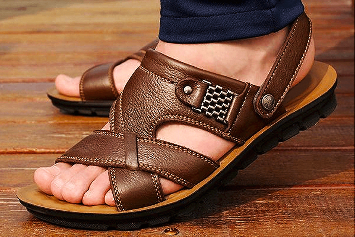 Мужские сандалии с носками