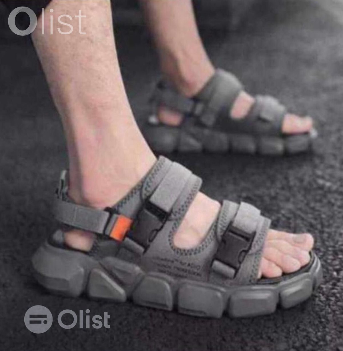 Сандали на четырех резинок мужские