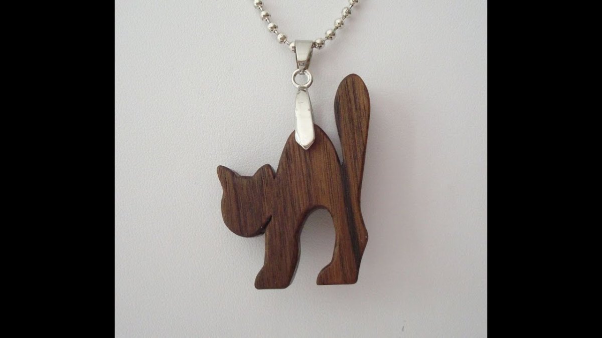 Кулон Сова из дерева