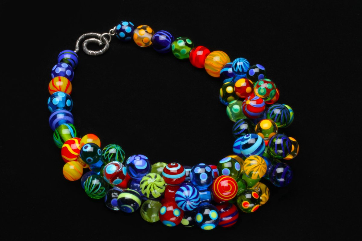 Муранское стекло колье