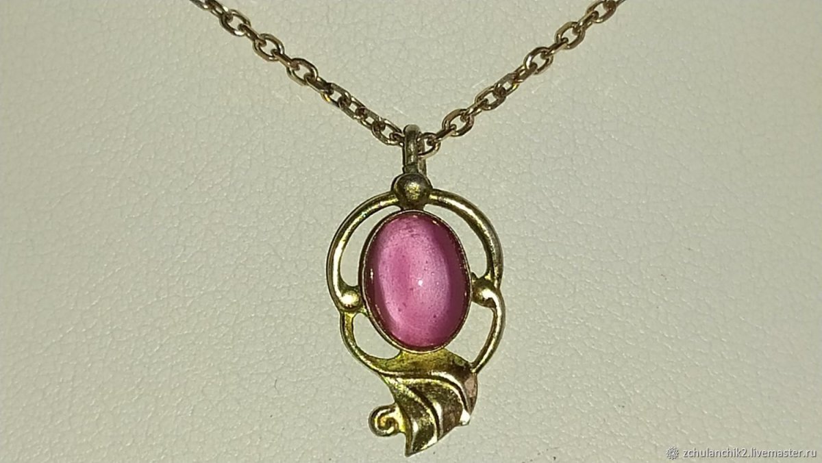 Янтарь Советский кулон 875 проба