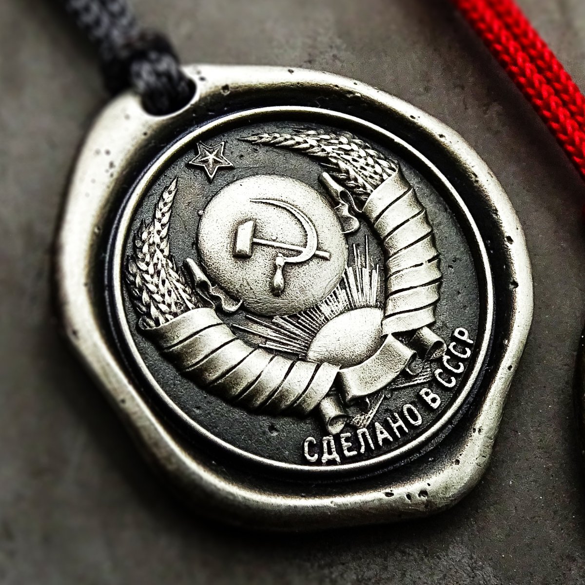 Серебро с середкой и повеской