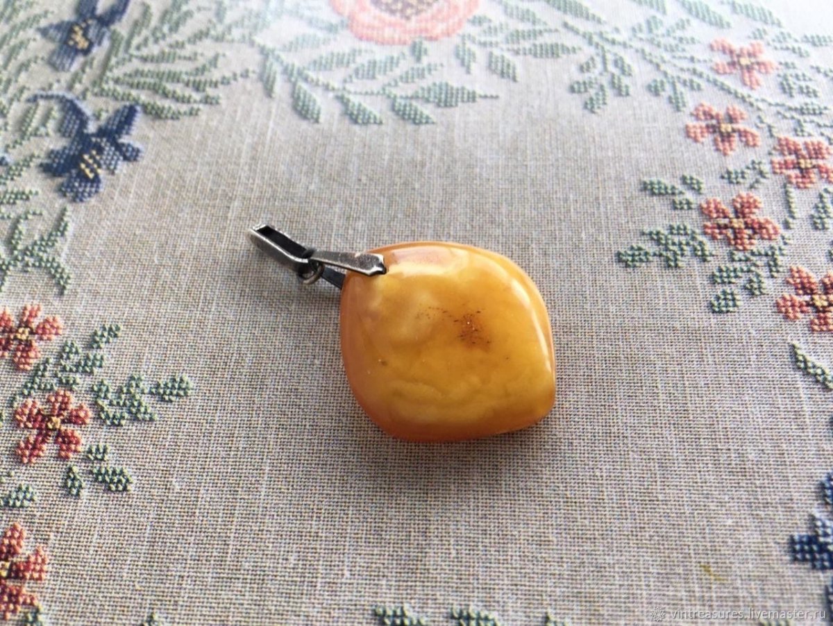 Серебряный кулон сердце 875 проба