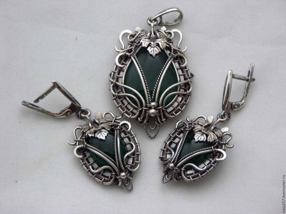 Армянские украшения из серебра ручной работы