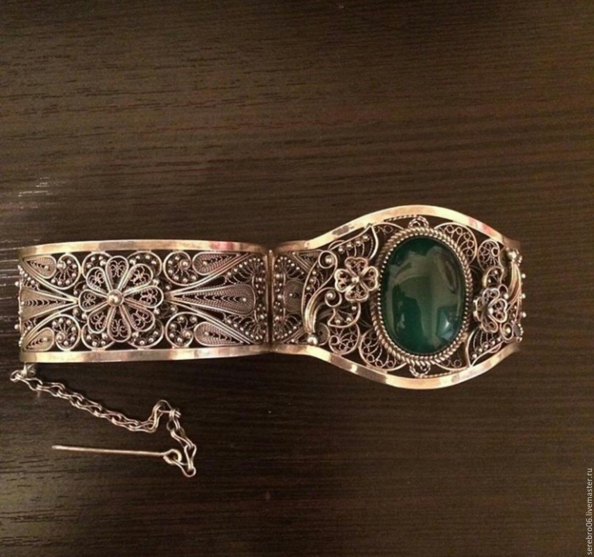Браслет филигрань серебро