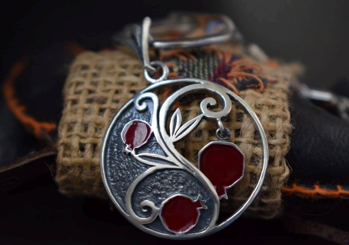 Армянские серебряные серьги