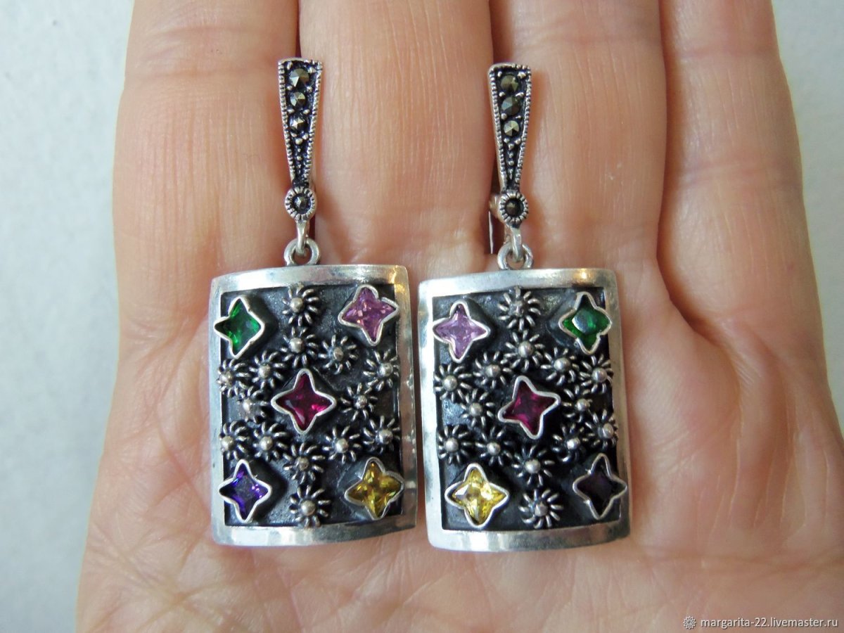 Украшения из полимерной глины под серебро