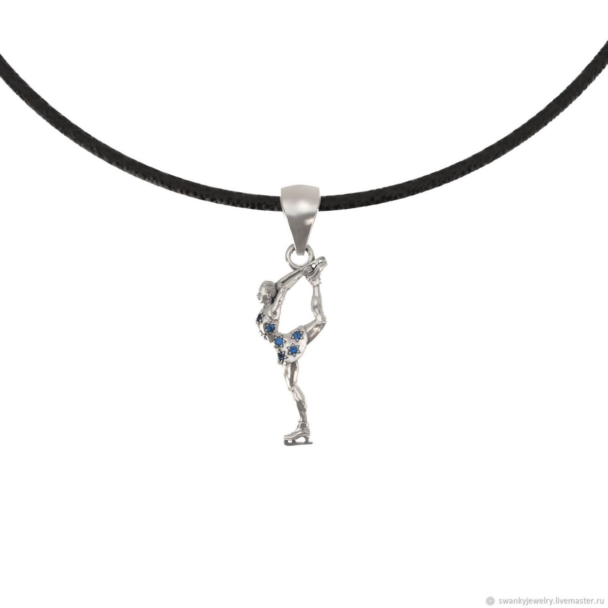 Кулон фигуристка