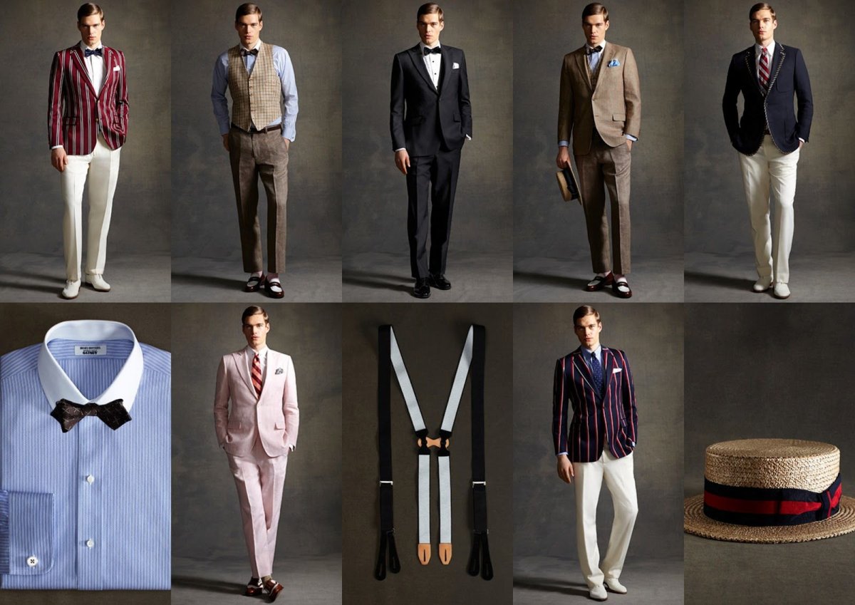 Великий Гэтсби стиль мужской