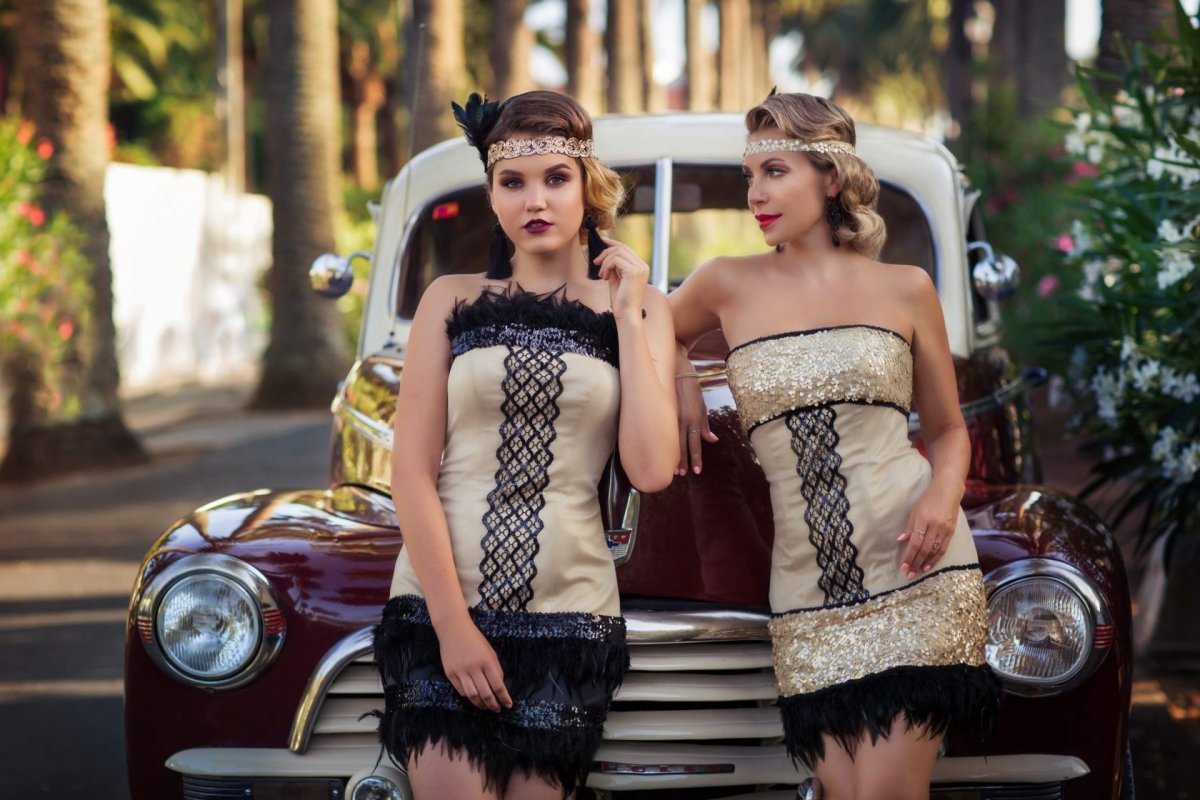 Платье в стиле Великого Гэтсби на выпускной