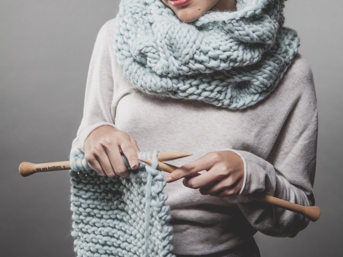 Вязание шарфа