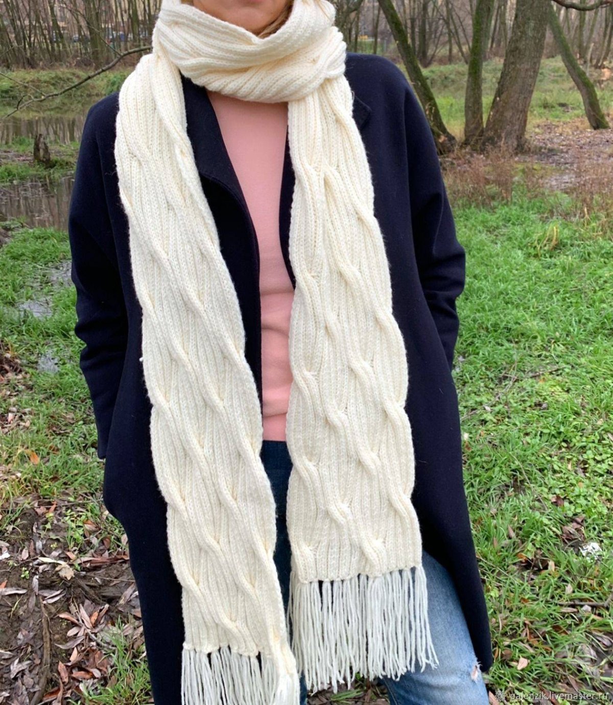 Снуд вязаный спицами