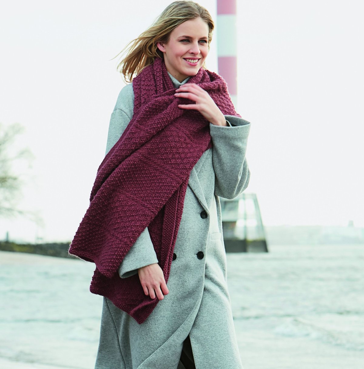 Длинный шарф