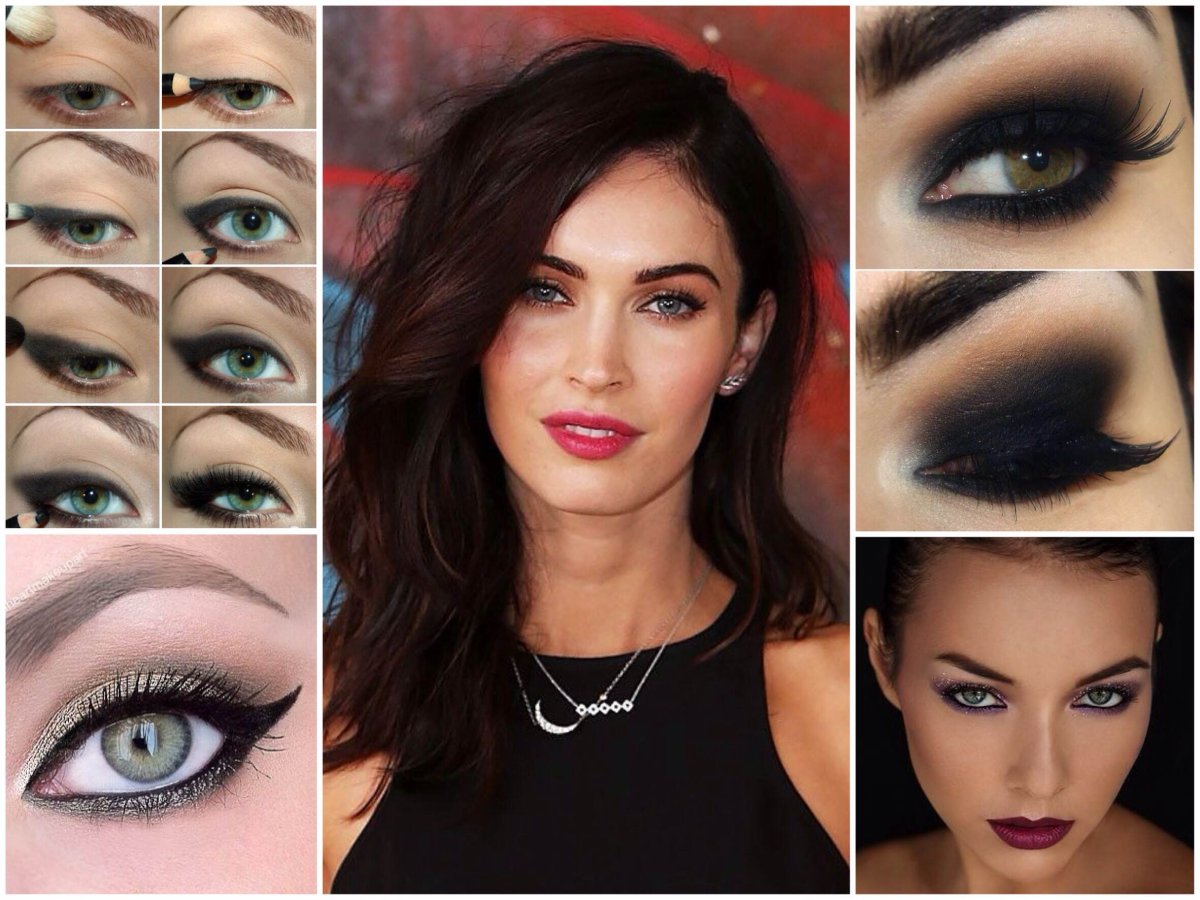 Макияж Меган Фокс пошагово