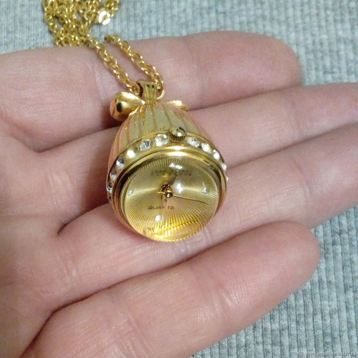 Золотые часы кулон Наири