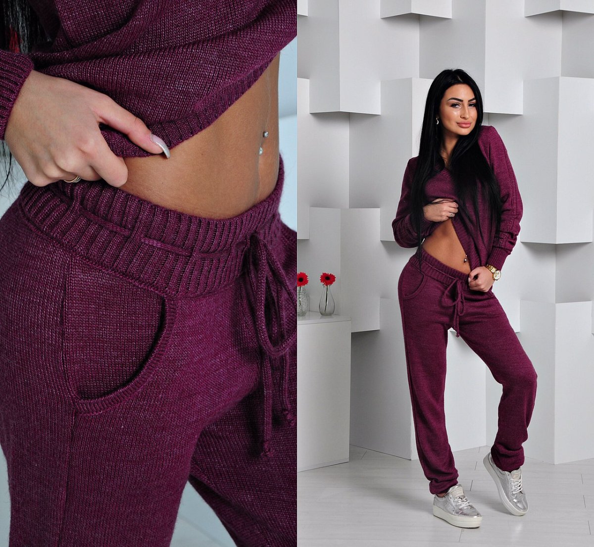 Модные трикотажные костюмы